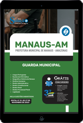 Apostila Prefeitura de Manaus - AM em PDF - Guarda Municipal - Imagem 1