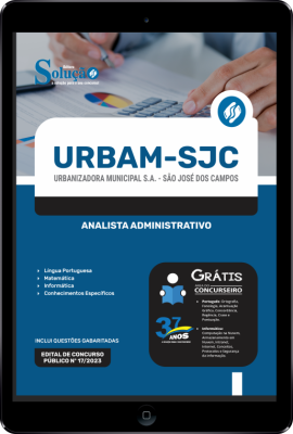 Apostila URBAM-SJC em PDF - Analista Administrativo - Imagem 1