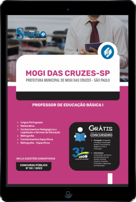 Apostila Prefeitura de Mogi das Cruzes - SP em PDF - Professor de Educação Básica I - Imagem 1