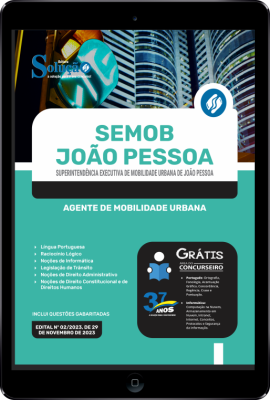 Apostila SEMOB João Pessoa em PDF - Agente de Mobilidade Urbana - Imagem 1