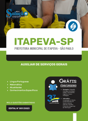 Apostila Prefeitura de Itapeva - SP - Auxiliar de Serviços Gerais - Imagem 3