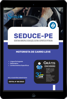 Apostila SEDUCE-PE em PDF - Motorista de Carro Leve - Imagem 1