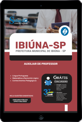 Apostila Prefeitura de Ibiúna - SP em PDF - Auxiliar de Professor - Imagem 1