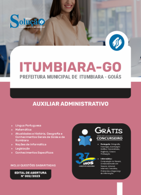 Apostila Prefeitura de Itumbiara - GO - Auxiliar Administrativo - Imagem 3