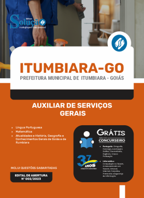 Apostila Prefeitura de Itumbiara - GO - Auxiliar de Serviços Gerais - Imagem 3