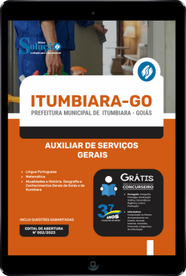 Apostila Prefeitura de Itumbiara - GO em PDF - Auxiliar de Serviços Gerais - Imagem 1