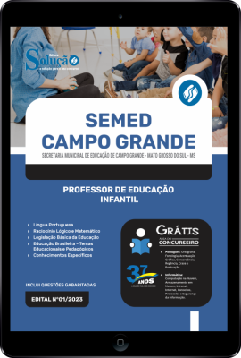 Apostila SEMED Campo Grande - MS em PDF - Professor de Educação Infantil - Imagem 1