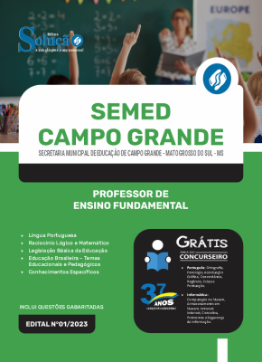 Apostila SEMED Campo Grande - MS - Professor de Ensino Fundamental - Imagem 3