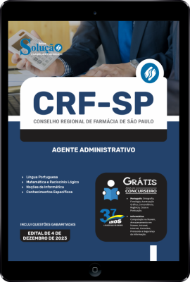 Apostila CRF-SP em PDF - Agente Administrativo - Imagem 1