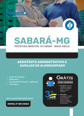 Apostila Prefeitura de Sabará - MG - Assistente Administrativo e Auxiliar de Almoxarifado - Imagem 3