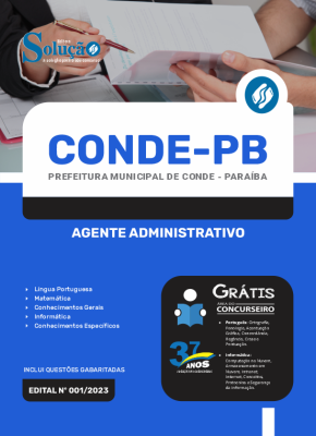 Apostila Prefeitura de Conde - PB - Agente Administrativo - Imagem 3