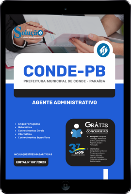 Apostila Prefeitura de Conde - PB em PDF - Agente Administrativo - Imagem 1