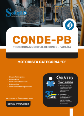 Apostila Prefeitura de Conde - PB - Motorista Categoria D - Imagem 3