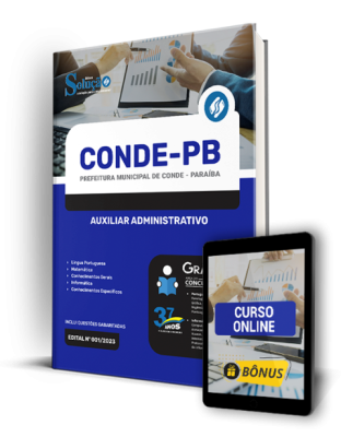 Apostila Prefeitura de Conde - PB - Auxiliar Administrativo - Imagem 1