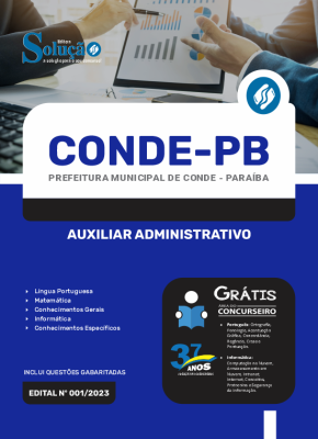 Apostila Prefeitura de Conde - PB - Auxiliar Administrativo - Imagem 3