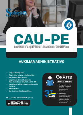 Apostila CAU-PE - Auxiliar Administrativo - Imagem 3