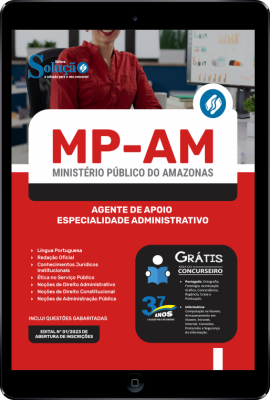 Apostila MP-AM em PDF - Agente de Apoio - Especialidade Administrativo - Imagem 1