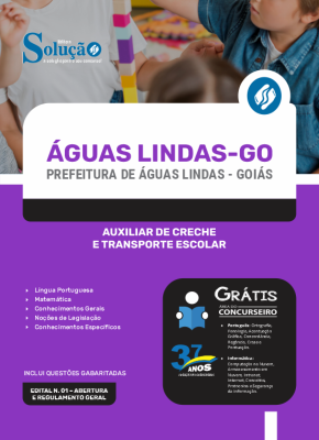 Apostila Prefeitura de Águas Lindas - GO - Auxiliar de Creche e Transporte Escolar - Imagem 3