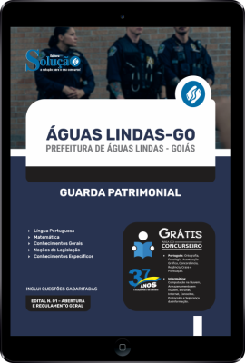 Apostila Prefeitura de Águas Lindas - GO em PDF - Guarda Patrimonial - Imagem 1