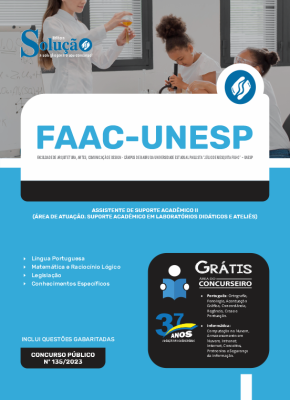 Apostila UNESP (FAAC - Câmpus Bauru) - Assistente de Suporte Acadêmico II - Imagem 3