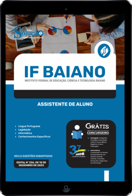 Apostila IF Baiano em PDF - Assistente de Aluno - Imagem 1