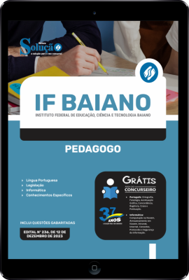 Apostila IF Baiano em PDF - Pedagogo - Imagem 1