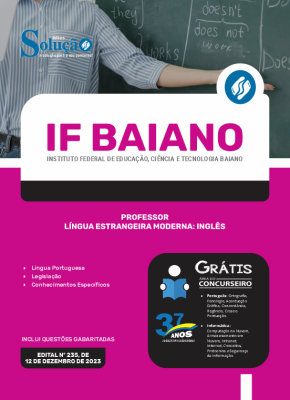 Apostila IF Baiano - Professor - Língua Estrangeira Moderna: Inglês - Imagem 3