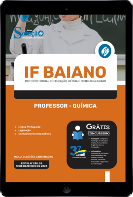 Apostila IF Baiano em PDF - Professor - Química - Imagem 1