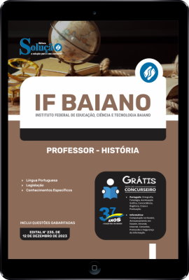 Apostila IF Baiano em PDF - Professor - História - Imagem 1