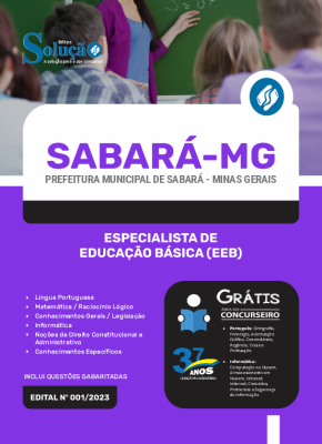 Apostila Prefeitura de Sabará - MG - Especialista de Educação Básica (EEB) - Imagem 3