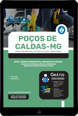 Apostila Prefeitura de Poços de Caldas - MG em PDF Ensino Fundamental Incompleto - Imagem 1