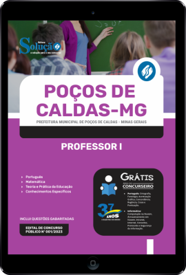 Apostila Prefeitura de Poços de Caldas - MG Professor I - Imagem 1