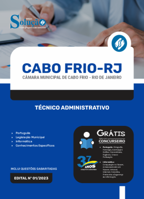 Apostila Câmara de Cabo Frio - RJ Técnico Administrativo - Imagem 3