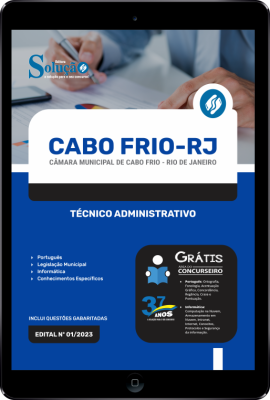 Apostila Câmara de Cabo Frio - RJ em PDF Técnico Administrativo - Imagem 1