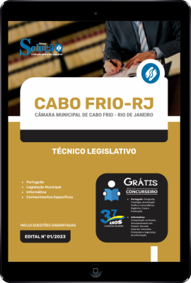 Apostila Câmara de Cabo Frio - RJ em PDF Técnico Legislativo - Imagem 1