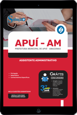 Apostila Prefeitura de Apuí - AM em PDF Assistente Administrativo 2024  - Imagem 1