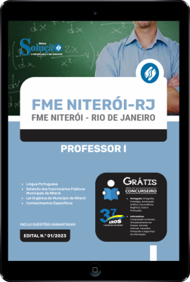 Apostila FME Niterói - RJ em PDF Professor I 2024  - Imagem 1