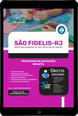 Apostila Prefeitura de São Fidelis - RJ em PDF - Professor de Educação Infantil 2024 - Imagem 1