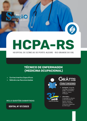 Apostila HCPA - RS 2024 Técnico de Enfermagem (Medicina Ocupacional) - Imagem 3