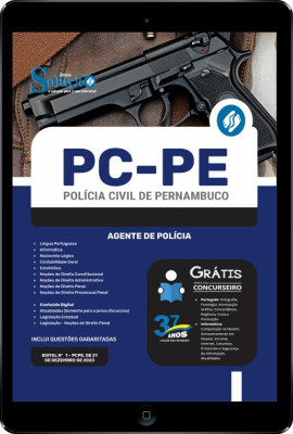 Apostila PC-PE em PDF - Agente de Polícia 2024  - Imagem 1