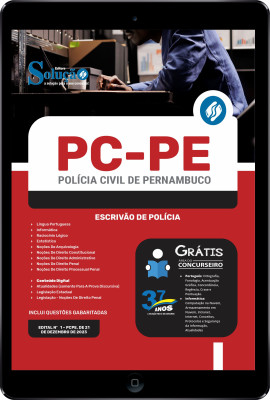 Apostila PC-PE em PDF - Escrivão de Polícia 2024 - Imagem 1