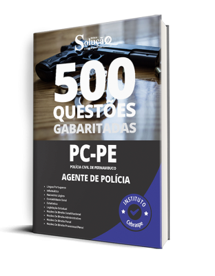 Caderno de Questões PC-PE - Agente de Polícia - 500 Questões Gabaritadas - Imagem 1