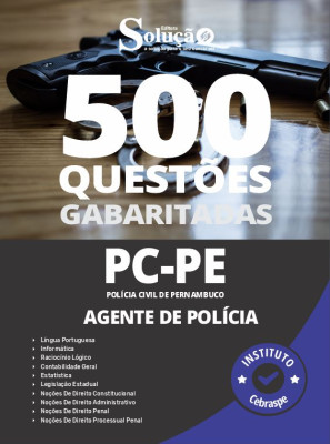 Caderno de Questões PC-PE - Agente de Polícia - 500 Questões Gabaritadas - Imagem 2