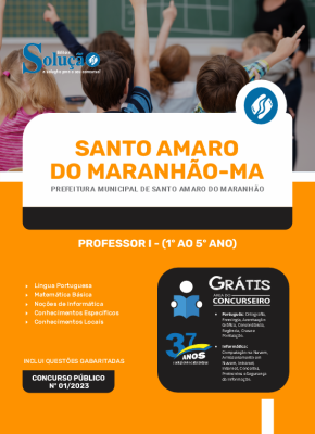 Apostila Prefeitura de Santo Amaro - MA 2024 - Professor I - (1º ao 5º ano) - Imagem 3