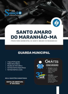 Apostila Prefeitura de Santo Amaro - MA 2024 - Guarda Municipal - Imagem 3