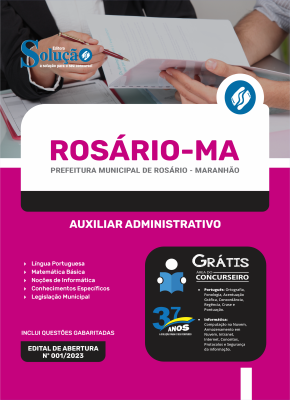 Apostila Prefeitura de Rosário - MA 2024 - Auxiliar Administrativo - Imagem 3