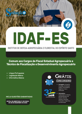 Apostila IDAF-ES - 2024 Comum aos cargos de Fiscal Estadual Agropecuário e Técnico de Fiscalização e Desenvolvimento Agropecuário - Imagem 3