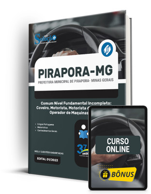 Apostila Prefeitura de Pirapora - MG 2024 Comum Nível Fundamental Incompleto: Coveiro, Motorista, Motorista De Ambulância, Operador De Maquinas Leves - Imagem 1