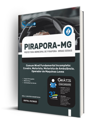 Apostila Prefeitura de Pirapora - MG 2024 Comum Nível Fundamental Incompleto: Coveiro, Motorista, Motorista De Ambulância, Operador De Maquinas Leves - Imagem 2