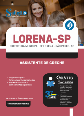 Apostila Prefeitura de Lorena - SP 2024 Assistente de Creche - Imagem 3